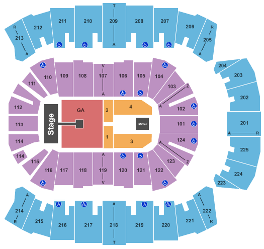 Brookshire Grocery Arena Brantley Gilbert Seating Chart